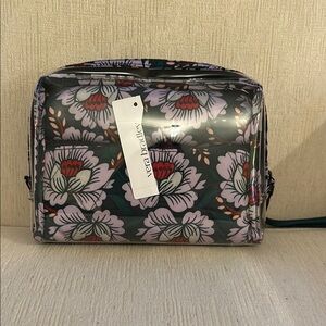 Vera Bradley Floral Cosmetic Bag Set